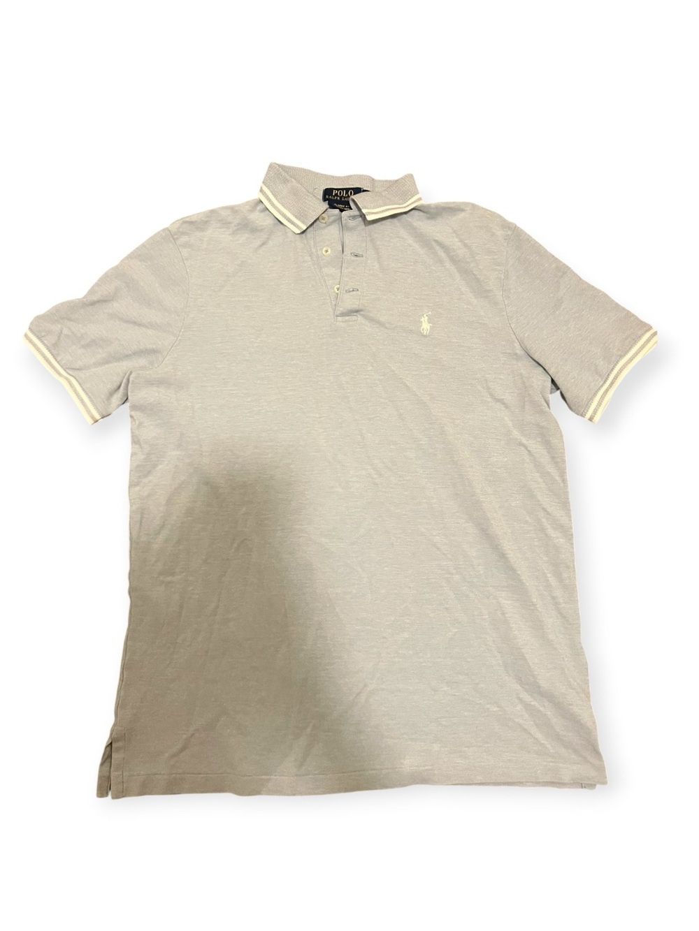 Polo Ralph Lauren Classic Fit Stretch Mesh Polo Shirt Light Blue M